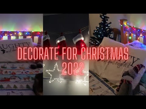 DECORATE for Christmas with me - 2022