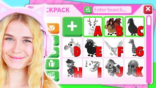 ABC Alphabet TRADING Challenge In Adopt Me.. (Roblox)