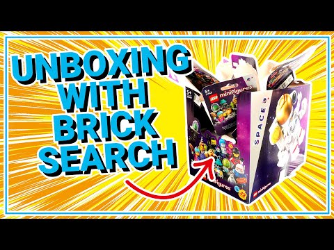 Unboxing LEGO Space minifigures with Brick Search