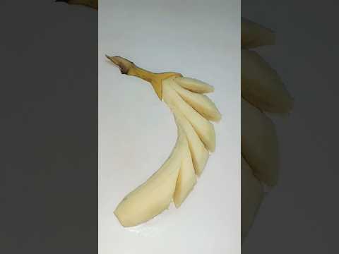 banana fruit carving ideas #shorts #short #youtubeshorts #viralshorts #fruitcarving