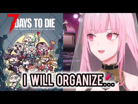 Calli announced the next big Holo EN COLLAB: 7 Days to Die for ONE WEEK | Hololive