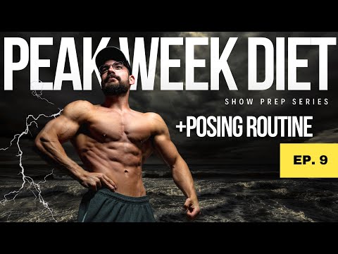 WHAT I'M EATING ON PEAK WEEK // Full Eating Day + Peak Week Plan // THE STORM EP 9