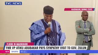 Former VP Atiku Abubakar Pays Sympathy Visit To Governor Zulum