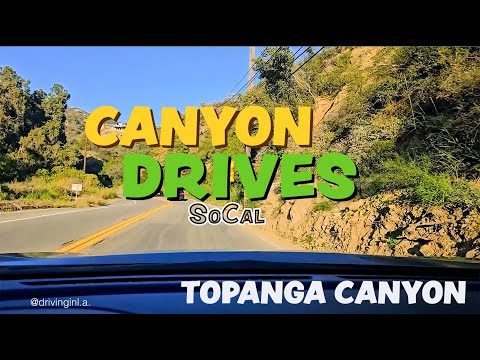 TOPANGA CANYON | CANYON DRIVES SOCAL | 4K #automobile #canyon