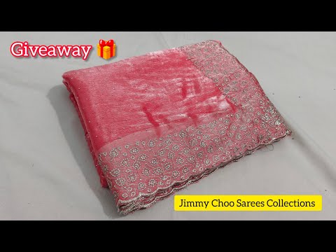 🥰Jimmy  Choo Sarees & Mixed collection (20.11.2024) Giveaway 🎁