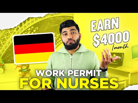 Apply Work Permit step by step | B.Sc Nursing | #indianingermany #lifeingermany #workingermany