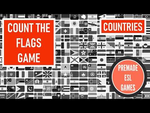 Countries | Learn English Country Flags Counting Game