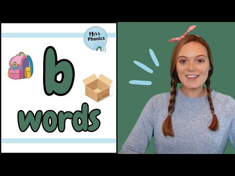 Learn to Blend 'b' Words with Miss Phonics | Phonics Blending Practice for Kids | British Teacher