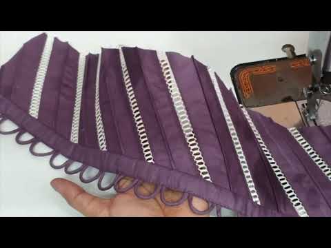 Dori Loops,laceऔर Pintucks के साथ बनाएं सबसे खूबसूरत Palazzo Pant डिज़ाइन | Palazzo Design with Dori