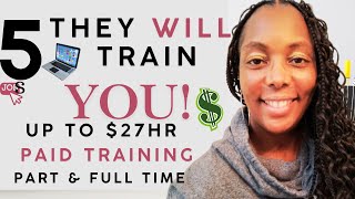 "Get Paid to Train! 💰 Work from Home Jobs with FREE Training