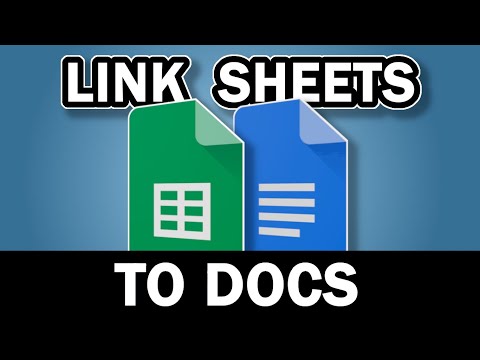 Link Cells In Google Sheets to Google Documents Easily