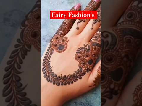 beautiful 😍 Henna design for eid  #hennadesign #mehndidesign @Fairyfashions109