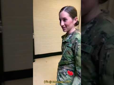 After 10 months of deployment,Sisters share emotional moment #shorts