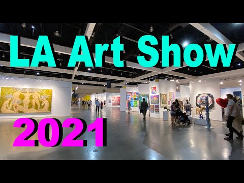 LA ART SHOW 2021 Walk Around POV 4K