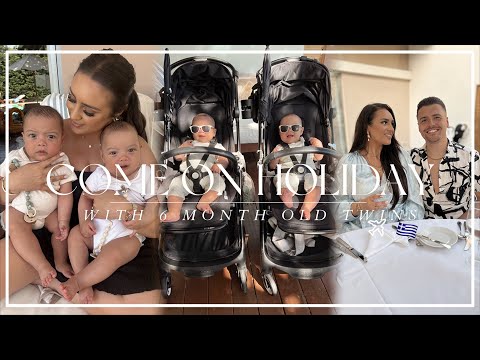 COME TO GREECE WITH US | TRAVELLING WITH TWINS, AIRPORT, HOLIDAY & Q&A!