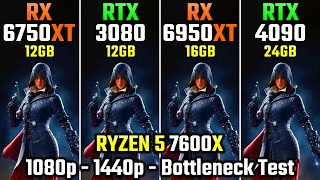 Ryzen 5 7600X Bottleneck Test - 1080p and 1440p Benchmarks