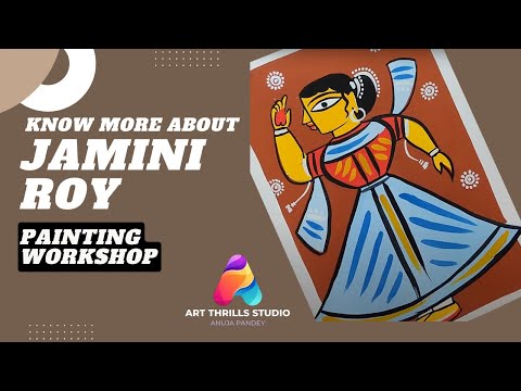 Know more about Jamini Roy and his paintings || Learn to draw : Day 1