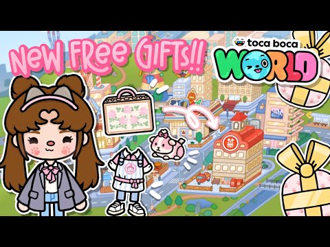 🎁 NEW FREE GIFTS OUT NOW!! bop city free new update || toca boca world free gifts update 🌈⚡