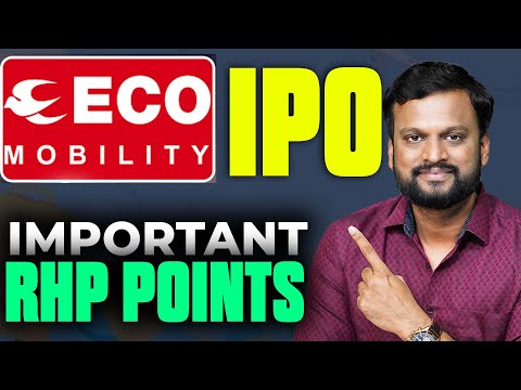 # 883 ECOS Mobility IPO Detailed Important RHP Points | Money Purse IPO