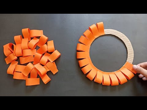 2 Beautiful paper wall hanging | Easy and simple wall hanging craft | room decoration ideas 💡