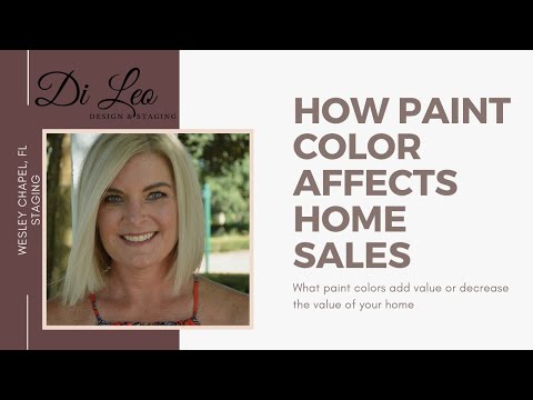 Paint Color Affects Home Sales | Di Leo Design & Staging with Cartwright Realty |Wesley Chapel FL