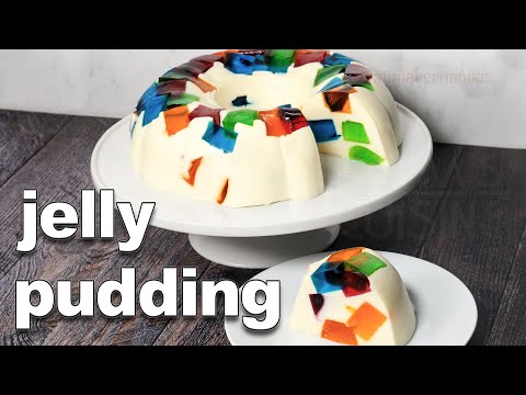 How to make Jelly Pudding | Condensed Milk Dessert | Broken Glass Jello