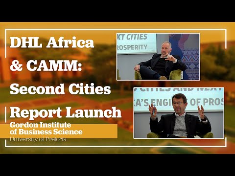 Second Cities Report Launch with DHL CEO Sub-Sahara Africa Hennie Heymans