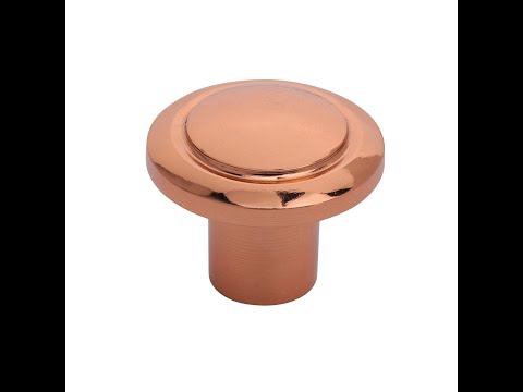 wskart Round Design Knobs for Drawer & Cabinets Set Knob Rose Gold Finish  KB4014R#wskart #knobs