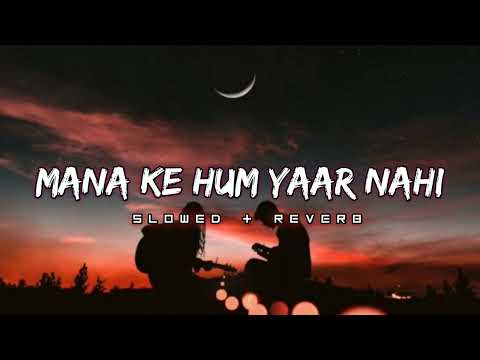 Maana Ke Hum Yaar Nahin ( Slowed + Reverb ) | Bollywood Lofi