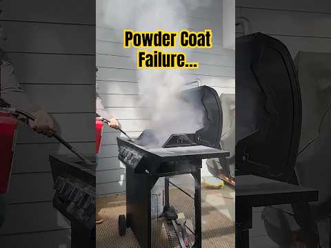 Would You Cure Powder Coating with an Old Grill?