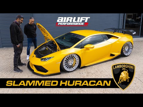 Lamborghini Huracan Airlift Build SLAMMED  | Car Audio & Security