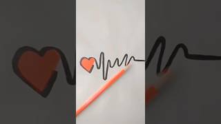 One line heart drawing 💟#viral #art #shortsvideo #viralvideo #shortvideo #onelinedrawing #onlineart