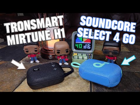 Tronsmart Mirtune H1 vs Soundcore Select 4 Go 🔉 Budget Mini Battle ⚒ Both Stock EQ