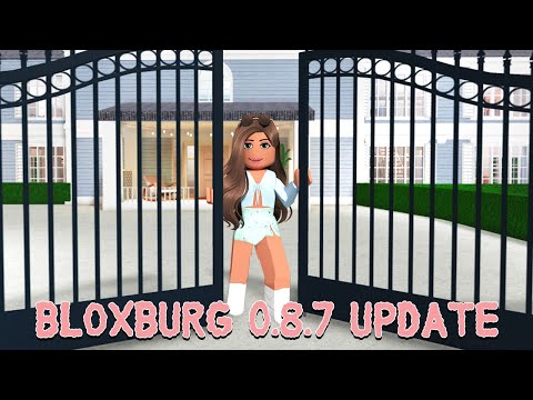 BLOXBURG NEW FENCE GATES IN THE 0.8.7 UPDATE!