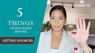 5 Things I Wish I Knew Before Getting Divorced ❕❗️❕❗️