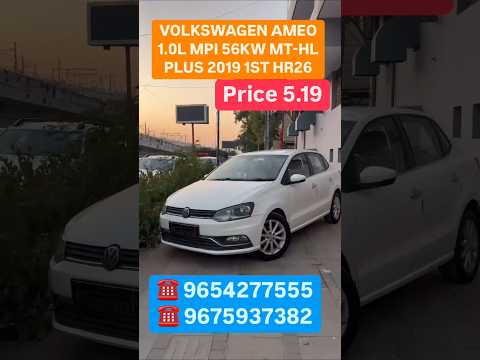 VOLKSWAGEN AMEO 1.0L MPI 56KW MT-HL PLUS 2019 1ST HR26 Price 5.19 Galaxy cars