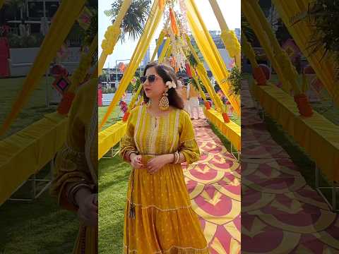 বিয়েতে Haldi Makeup এর লুকে কেমন লাগছে কমেন্টস এ জানাও| Haldi ceremony 👇#shorts