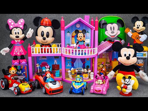 Satisfying with Unboxing Minnie Mouse Jumbo Fun House Playset| Review Toys ASMR