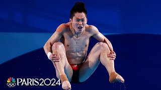 China's excellence on display in men's 3m springboard semifinal | Paris Olympics | NBC Sports