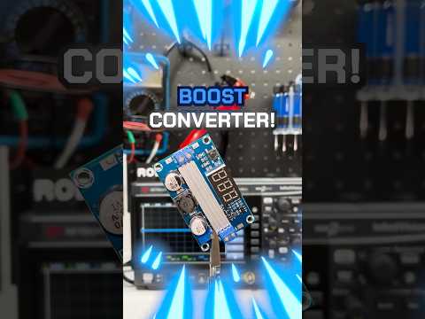 How Do Boost Converters Work? #robonyx #electronics #boostconverter #iot