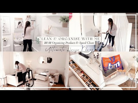 CLEAN & ORGANISE WITH ME | B&M ORGANISING PRODUCTS, ULTIMATE HOUSE SPEED CLEAN!