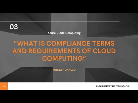 what is the terms and requirements of Azure Cloud Computing #3