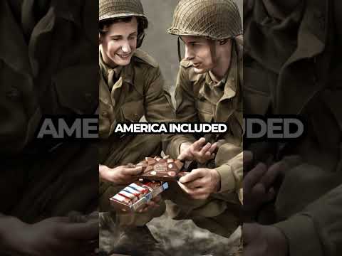 Chocolate: The Secret Lifesaver of Soldiers in World War II #Shorts