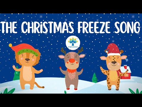 Christmas Yoga Freeze Dance | Action Song for Kids | Warm Up | Yoga Guppy by Rashmi Ramesh