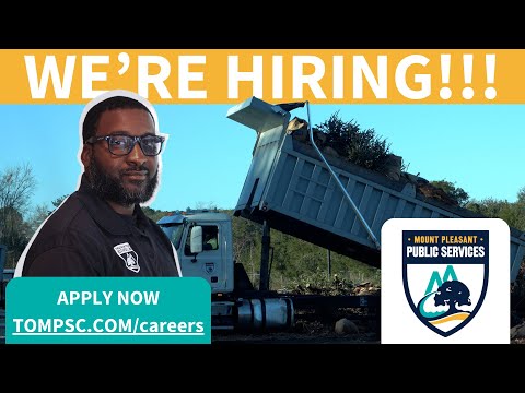 "We do this." | Mount Pleasant Public Services (NOW HIRING!)