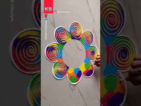 Best Rangoli Ideas by Sangeeta| Deepavali, Sankranti, Dhanteras and Diwali Simple Rangoli