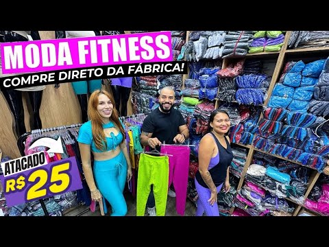 MODA FITNESS NO BRÁS | VOLTEI NO MAIOR FABRICANTE ROUPAS DE ACADEMIA FITNESS MODA FEMININA NO BRÁS