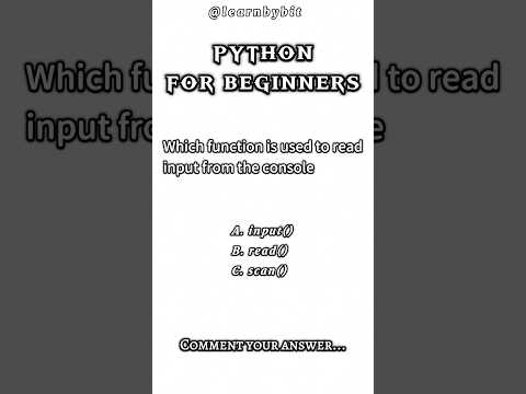 Python Quiz For Beginners Python Test #python #pythontutorial  #python3