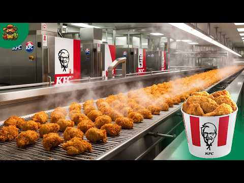 How They Make KFC Chicken In Factory With Modern Food Technology | How it's made