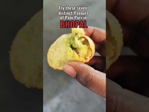 7 Unique Pani Puri Waters in Bhopal😋 #panipuri #golgappa #bhopal #streetfood #indianstreetfood #food